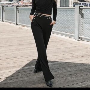 Express High Waisted Wide Leg Sailor Pants